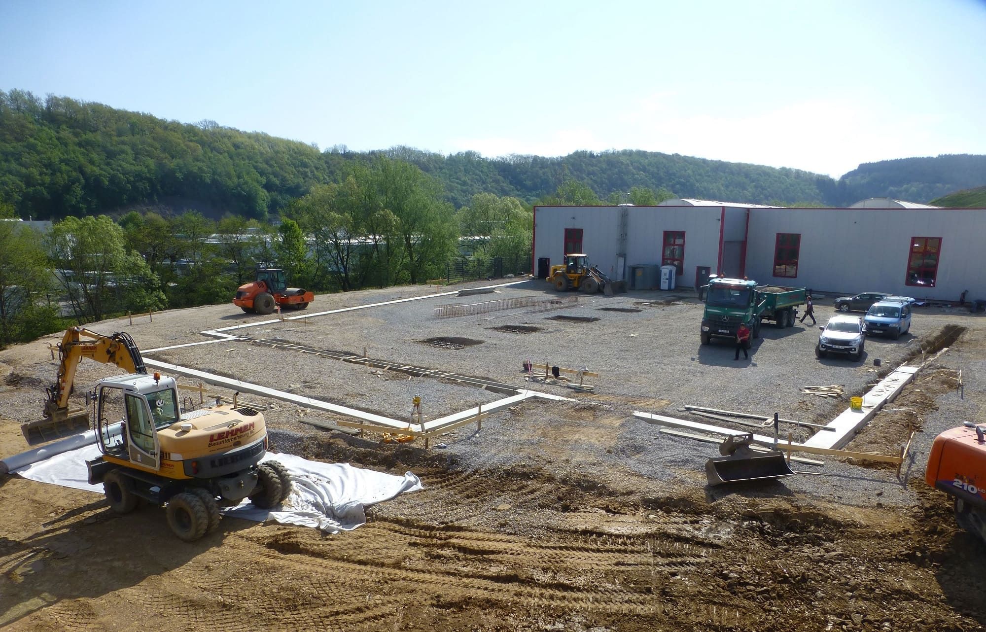 Fundamentarbeiten bei Plugge